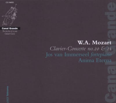 Anima Eterna Brugge & Jos Van Immerseel - Mozart: Clavier-Concerte No.20 & 21 (CD)