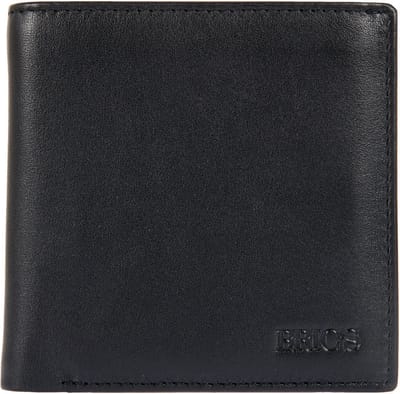 BRIC'S Leren Portemonnee Weense doos Bernina Wallet Black Zwart