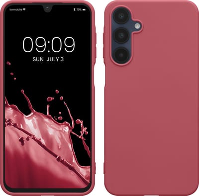 kwmobile telefoonhoesje geschikt voor Samsung Galaxy A16 5G - Hoesje voor smartphone - Back cover in donkerroze