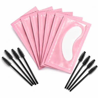 Guardian Beauty Eye Pads - 50 stuks - met 50 stuks Wimper Borstels - Wimper Extensions