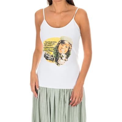 Dunne tanktop met ronde hals ADM0027 vrouw