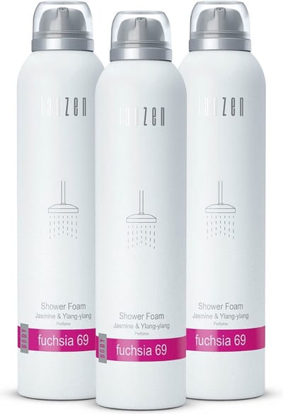 JANZEN Shower Foam Fuchsia 69 3-pack