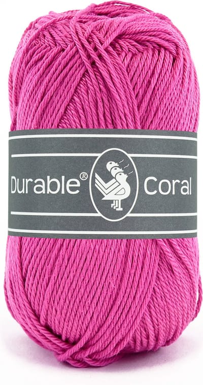 Durable Coral - 241 magenta - Gemerceriseerd Katoen Garen