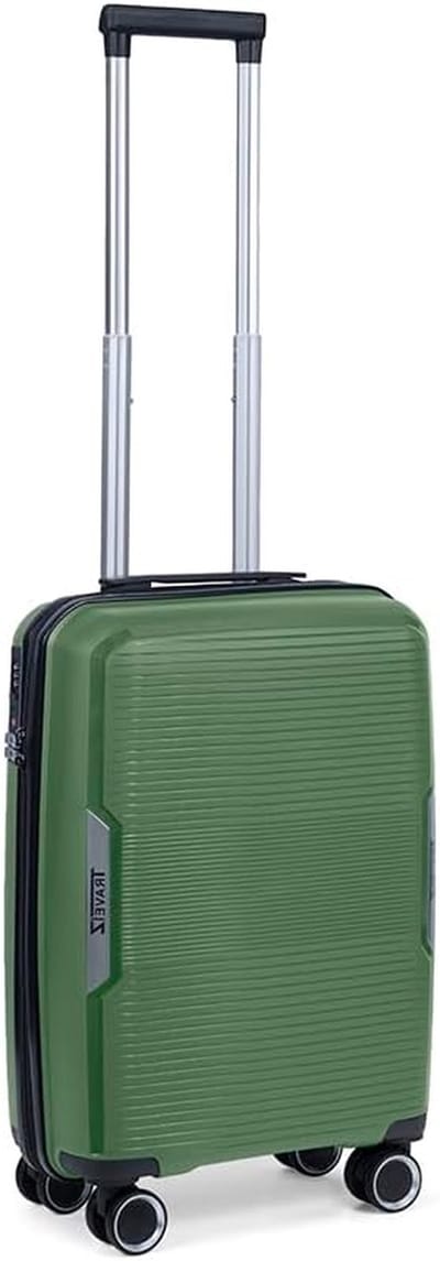 Reiskoffer Set - Harde koffers - Veilig reizen - TSA slot - 55 cm handbagage - Groen