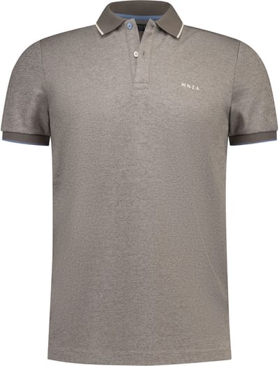 NZA - Heren polo - Maat 3XL - Mannen - GRIJS - katoen