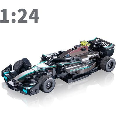 27S Speed W15 Raceauto Speelgoed - Bouwpakket Voor Kinderen, Jongens & Meisjes, Leeftijd 6+ - Speelgoedauto Voor Fans - Cadeau-idee Voor Verjaardag gray