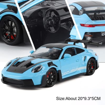 1:24 911 Gt3Rs Cayenne S Auto Model Speelgoed Legering Carrosserie Rubberen Banden Sportauto's Deuren Openende Modellen Speelgoed Huis Collectie Voor Kinderen