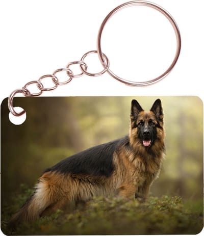 Sleutelhanger 6x4cm - Duitse Herder