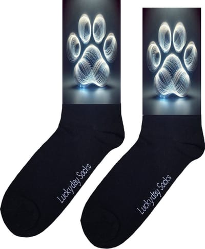 Dierenpoot - Opkikker - Grappige sokken - Valentijns cadeau - Verjaardag cadeau - Sint cadeau - Leuke sokken - Verlicht - Vrolijke sokken - Sokken cadeau - Grappig cadeau - Kerst Sokken - Vaderdag - Moederdag - Kerstcadeau - Socks maken Happy - 37-44