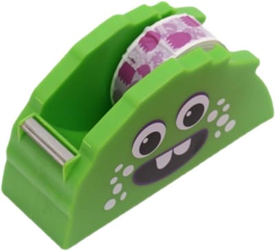 Plakbandhouder met cartoon-monster voor bureau, multifunctionele plakbanddispenser, stabiele constructie, 1 stuk, ideaal voor kantoor en creatief gebruik