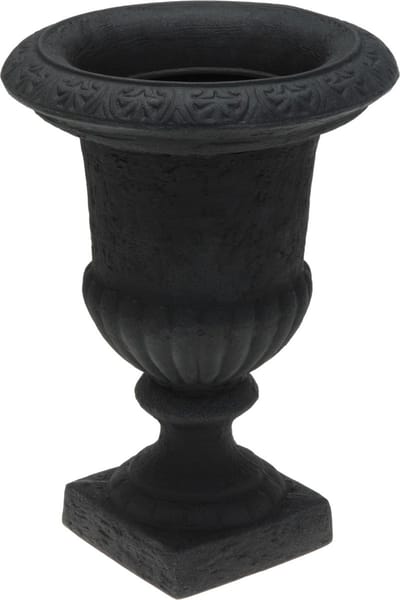 In & Out Deco bloempot kunststof - klassiek louvre vaas - hoog 53 cm - doorsnede 38 cm