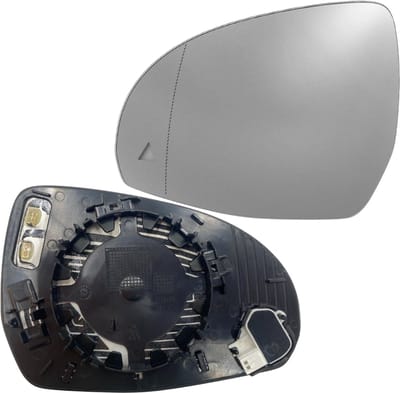 BILMAX Linker Buitenspiegelglas Vervanging voor Mercedes-Benz EQE, EQS, C-Klasse (W206), E-Klasse (W214) & S-Klasse (W223), Verwarmd, met Dodehoekassistent (BSM) (Bestuurderszijde)