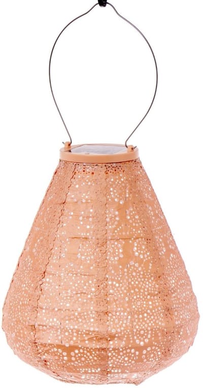 Lumiz Solar Lampion - Tuinlamp op zonne energie - Tulip - 20 cm - Abrikoos