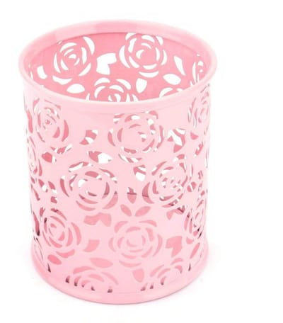 IMstore - Pencil Container - Bureau Organizer - Creatief Design - Roze - Pennenhouder - Ruimtebesparend - Geschikt voor Thuis en Kantoor
