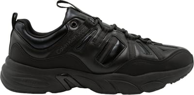 Calvin Klein Retro Tennis Laceup Heren Sneakers - Zwart - Maat 40