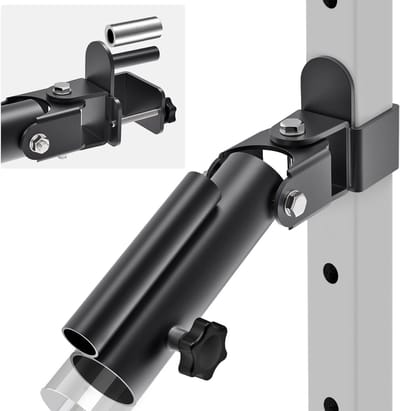 T-Bar Row Landmine Bevestiging voor 2" x 2" Power Rack - Stevig T-Bar Row Platform met Draaimechanisme Geschikt voor 1" Standaard en 2" Olympische Halters - Perfect voor Thuis Gym Oefeningen en Krachttraining