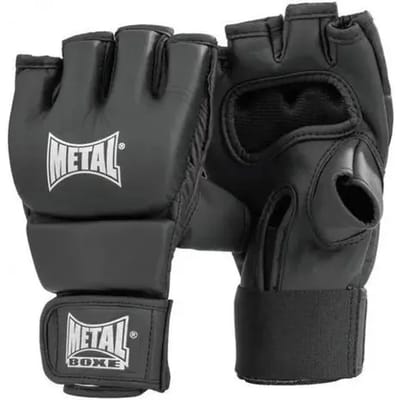 Gratis Vecht mma handschoenen Metal Boxe