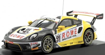 IXO Porsche 911 GT3 R ROWE RACING #99 CAMPBELL/OLSEN/WERNER 7th 24H SPA 2019 1:43
