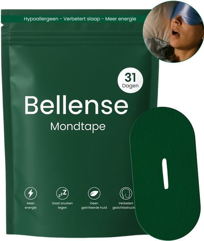 Bellense Mondtape - Mondtape tegen snurken - Mondtape met luchtgaatje - Hypoallergeen