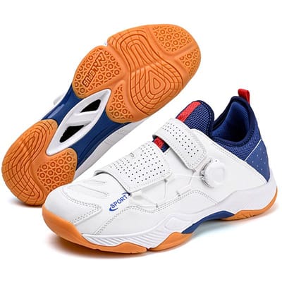 Dames Heren Lichtgewicht Sneaker Tennissneakers Training Binnenschoenen Geschikt voor Pickleball, Badminton, Tafeltennis, 36 orange