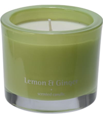 Geurkaars - in glas - Lemon - geurkaarsen - cadeauset