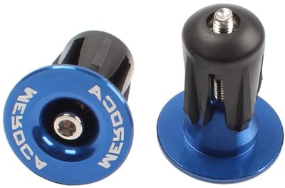 Handlebar End Caps voor Fietsen - Stoppers voor Stuur, Grip Plug en Eindkappen voor Mountainbike en Racefiets (Blauw - 26mm - 2 Stuks)