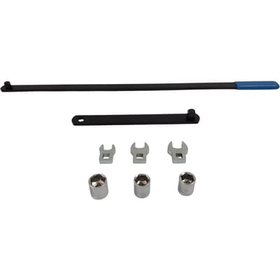 Elmax Serie - Professionele Riemaanspannerset - 8 Delig - CrV Staal - Ergonomische Handgreep