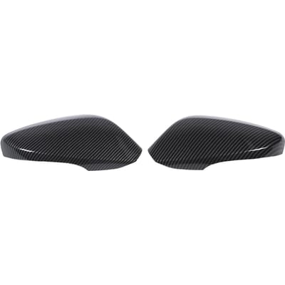 1 Paar Achteruitkijkspiegelkappen Links Rechts Carbon Fiber Look Hoge Sterkte Beschermende Zijdeurspiegelkap voor black