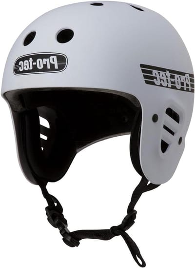 Full Cut Certified Helm - Skateboard Helm - Veilig Sporten - Hard Materiaal - Maat M - Mat Wit