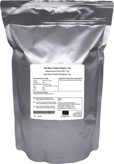 Sea Moss Poeder - 1 Kg - Holyflavours