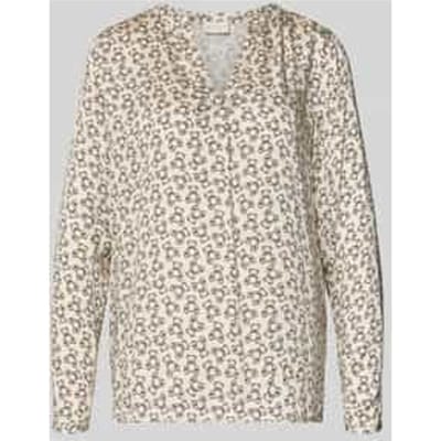 Regular fit blouse met tuniekkraag