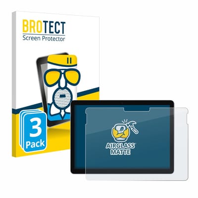 BROTECT - Screenprotector voor Microsoft Surface Go 3 - Folie Beschermfolie Beschermglas matte 3 Stuks