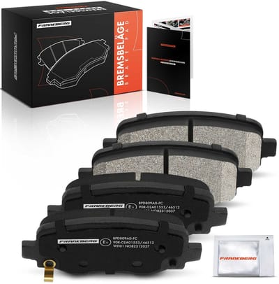 Frankberg 4x remblokken achteras voor Fiat 500X 334 Jeep