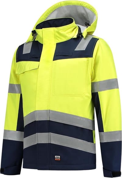 Tricorp Softshell Multinorm Bicolor 403011 - Mannen - Geel/Ink - 3XL