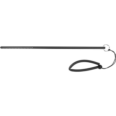 Duiken Aluminiumlegering Kietelstok met Meting & Lanyard(Zwart) black