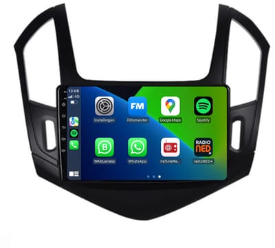 CarPlay autoradio geschikt voor Chevrolet Cruze | 2012 t/m 2014 | Android 13 | Draadloos Apple CarPlay & Android Auto | 2GB + 32GB | 8-Core processor | Davilon | 2025 model | 2012 2013 2014 | Bluetooth & Wifi