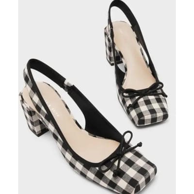 Dames Sandalen met Dikke Hak Retro Vierkante Neus Mary Janes Pumps Schoenen Slingbacks Lente Zomer Hoge Hakken Baotou Ruit Schoenen 37 gray