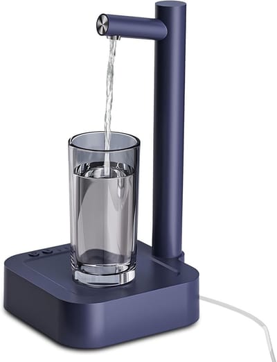 Automatische Waterdispenser voor Drinkwater - 7 Niveaus, USB Oplaadbare Waterpomp, Ideaal voor Thuis en Kantoor