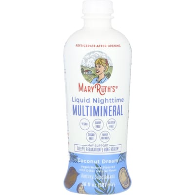 MaryRuth's, Multiminéraux liquides de nuit, Coconut Dream, 30 fl oz (887 ml)