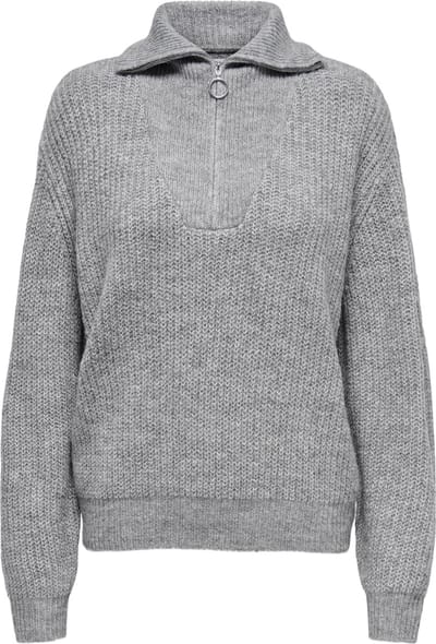 Only Baker Half-Zip Knit Sweater Dames - Maat S