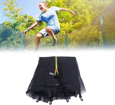 Trampoline Veiligheidsnet - Reserve net Trampoline - Veilig Springen - Scheurvast Nylon Materiaal - 16 voet - Zwart