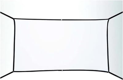 Projectiescherm Opvouwbaar - Draagbaar Scherm - Buitenfilms Kijken - Dubbelzijdig Bruikbaar - 72 inch - Wit