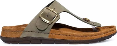 Rohde Dames Slipper - 5860-61 Olijfgroen - Maat 42