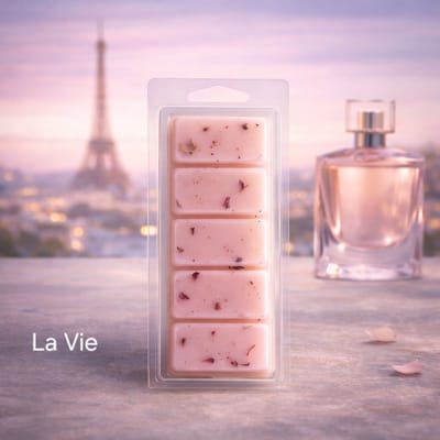 Waxmelts La Vie - Snapbar - 55 gram - Sojawas - Handmade - Dierproefvrij - Huisparfum - Voor in geurbrander - Geur in huis - Geurkaars