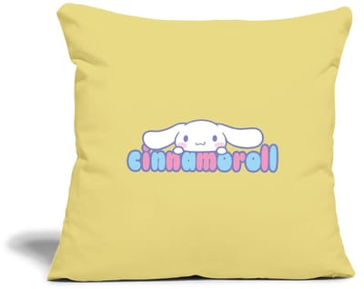 Cinnamoroll Gluurt Over De Letters Sierkussenhoes, 45 x 45 cm