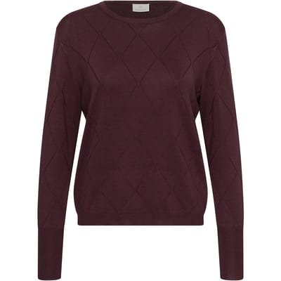 Damestrui met lange mouwen KAFFE Lizza Argyle