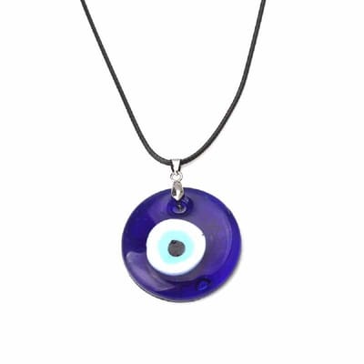 WiseGoods Luxe Boze Oog Ketting - Kettingen Dames & Heren - Geluk - Cadeau - Geluksbrenger - Sieraad - Evil Eye Sieraden - Blauw