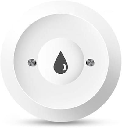 Waterlek Detector - Slimme Sensor - Huis Beveiligen - Real-time Meldingen - 50 x 50 mm - Wit