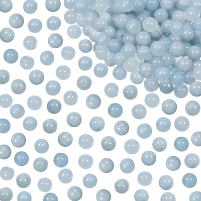 100 Stuks 6mm Natuurlijke Edelsteen Kralen Blauwe Chalcedon Ronde Losse Kralen voor Sieraden, Ambachten en DIY Armbanden en Kettingen