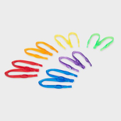 tickit® 12 gekleurde grote pincetten